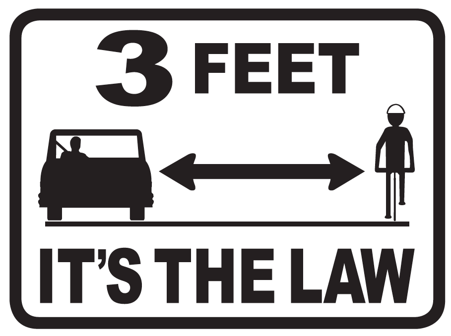 Three Feet for Safety Law Goes Into Effect September 16
